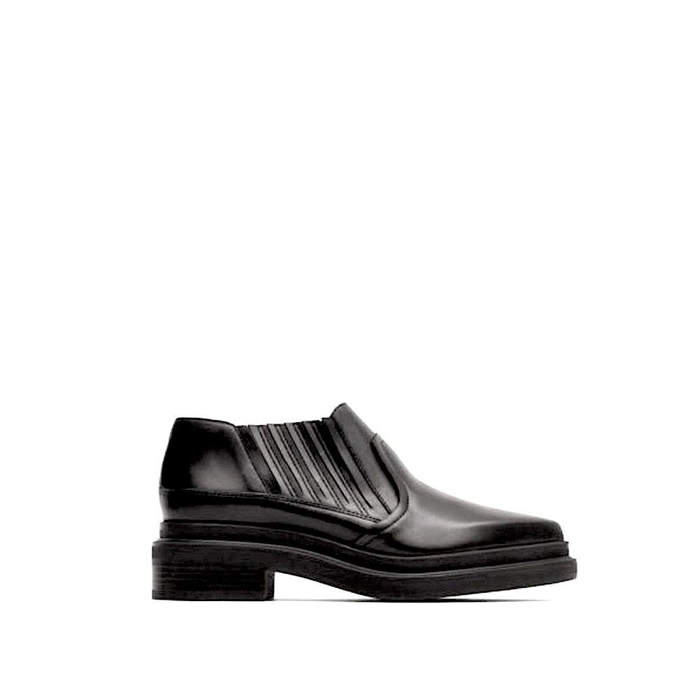 Platform Lug Sole Loafers - Genuine Leather!